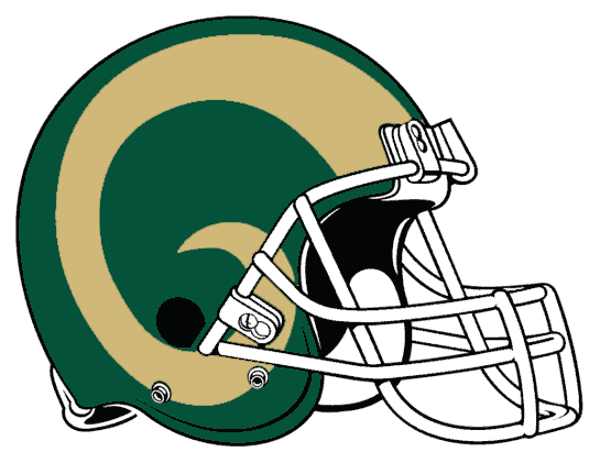 Colorado State Rams 1993-1994 Helmet Logo Sticker Heat Transfer
